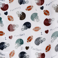 GAMEDAY FOOTBALL AND HELMET SATIN SCARF